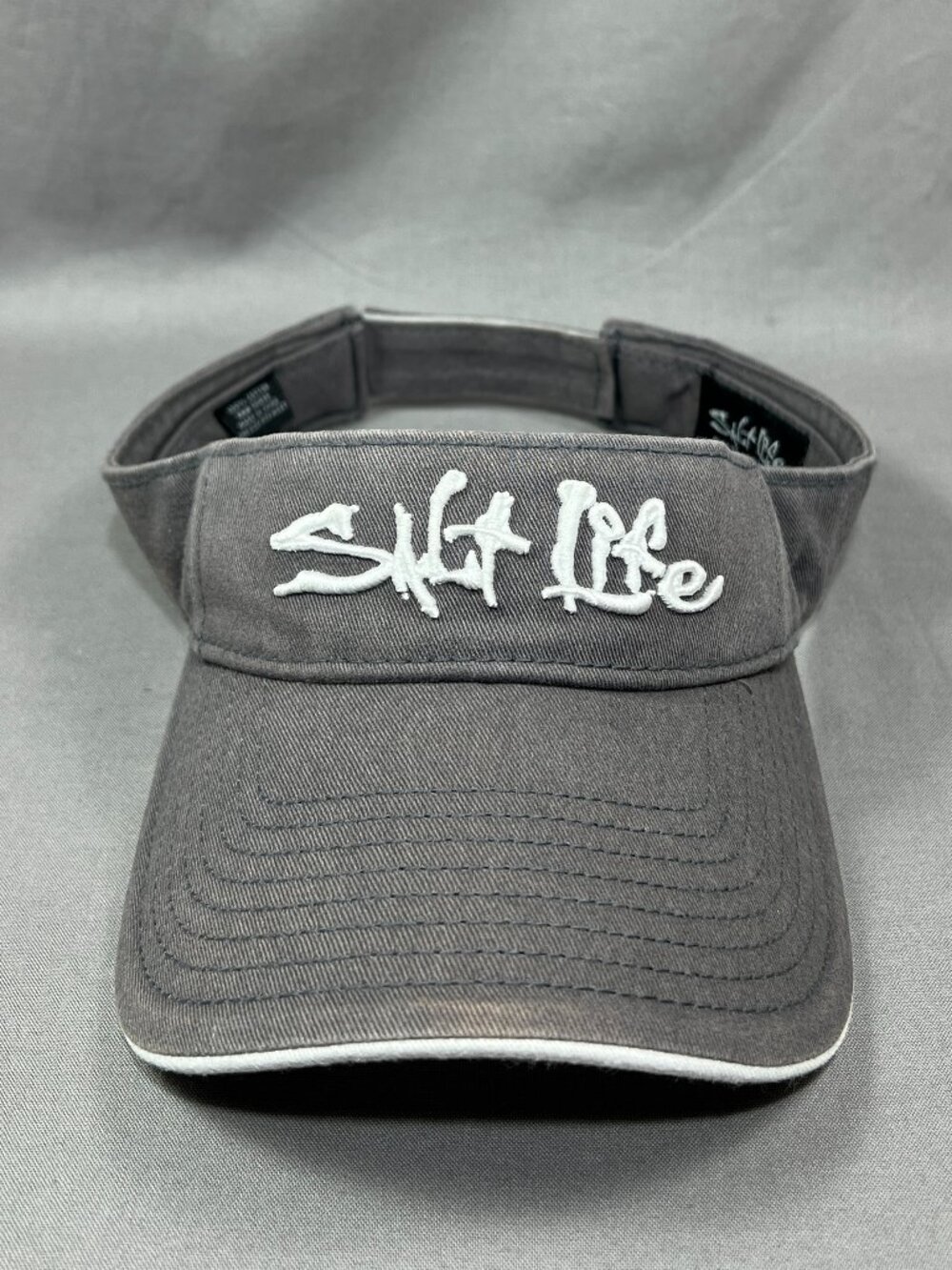 Salt Life Signature Performance Visor Strapback Hat Fishing Cap Adjustable Mens